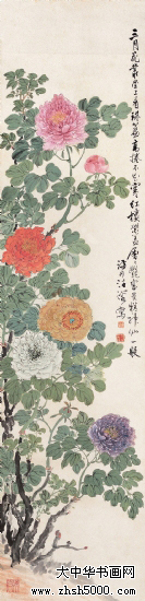汪慎生花鸟-大中华书画网